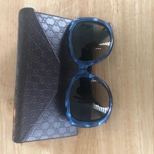 Beautiful oversized Gucci sunglasses.